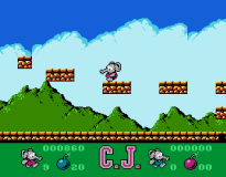 cj's elephant antics on nes